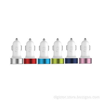 Car Charger, 5V 2.1A, Single USB Port, Multiple Color Choices, High Quality